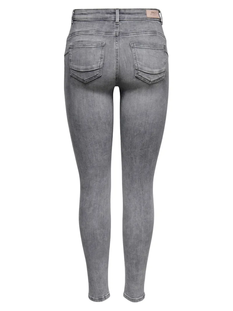 Only Jeans*ONLPOWER MID SK PUSHUP DNM AZG937 NOOS Grey Denim
