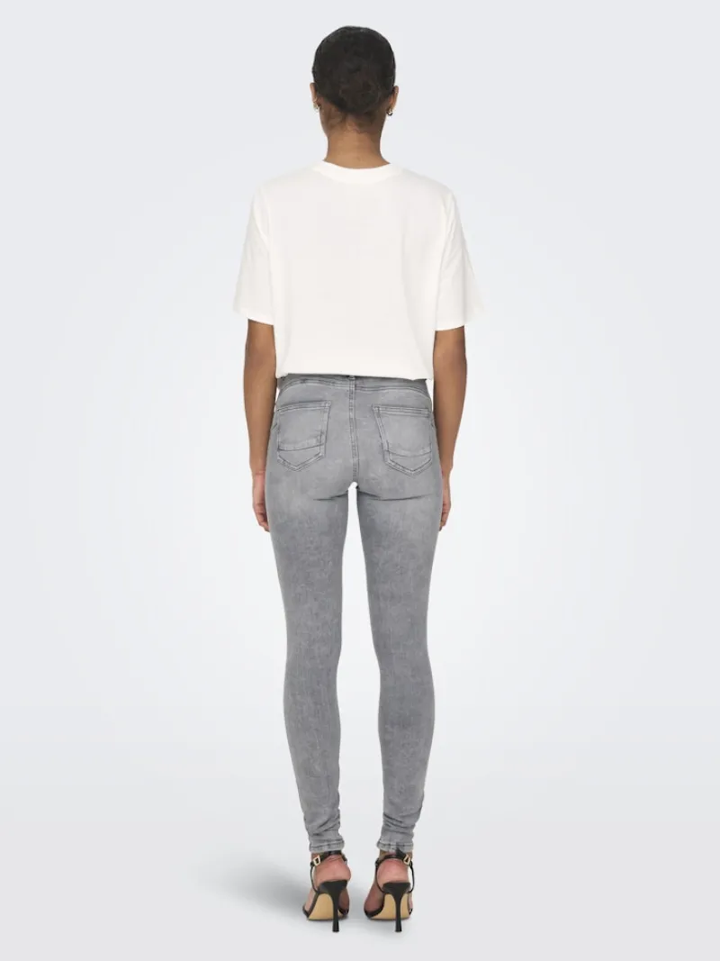 Only Jeans*ONLPOWER MID SK PUSHUP DNM AZG937 NOOS Grey Denim
