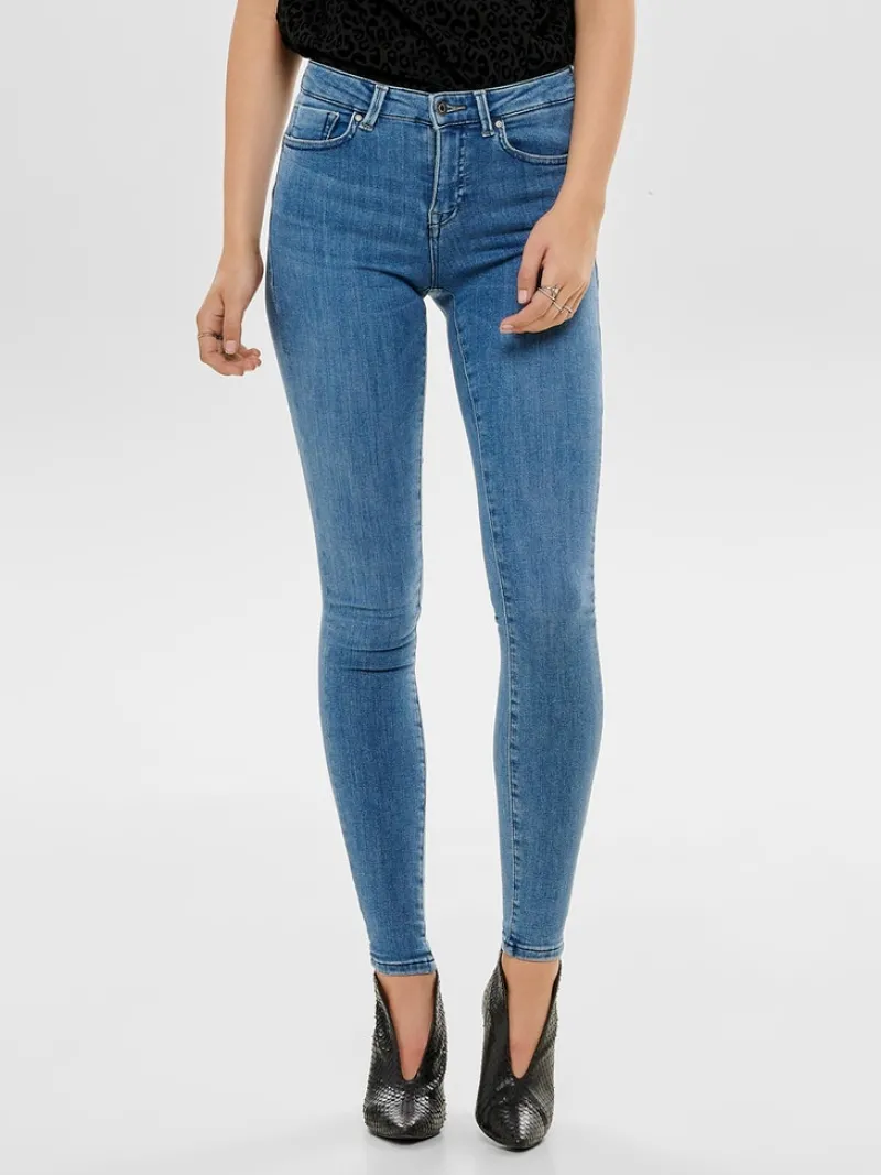 Only Jeans*ONLPOWER MID SK PUSHUP DNM REA2981 NOOS Light Blue Denim