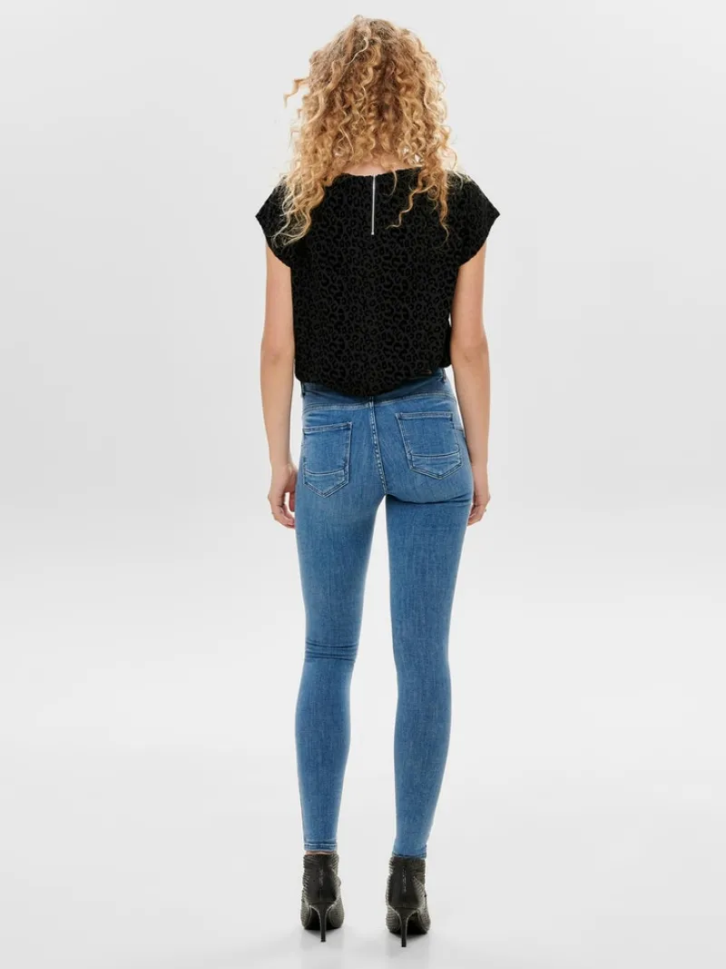 Only Jeans*ONLPOWER MID SK PUSHUP DNM REA2981 NOOS Light Blue Denim