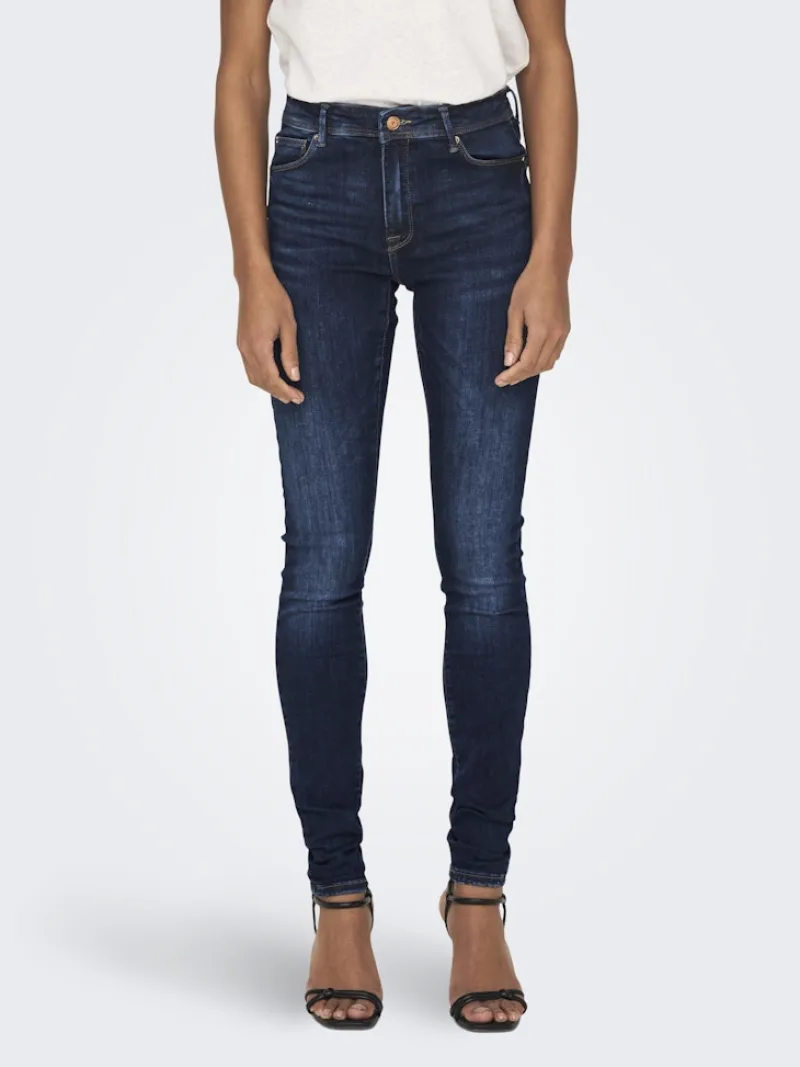 Only Jeans*ONLPUSH SHAPE REG SK DNM AZG683NOOS Dark Blue Denim