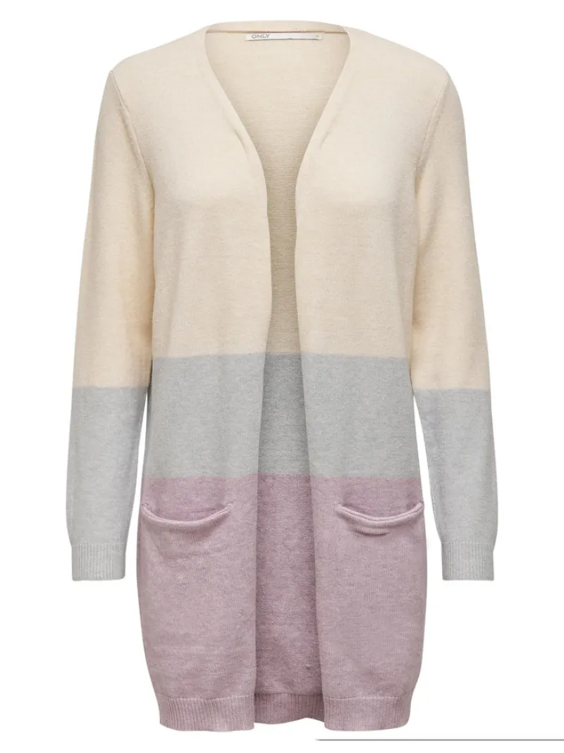 Only Pullover & Sweatshirts*ONLQUEEN L/S LONG CARDIGAN KNT NOOS hellrosa1