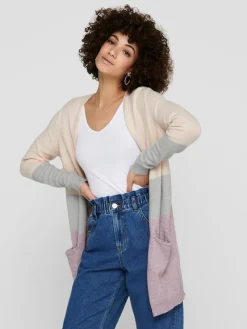 Only Pullover & Sweatshirts*ONLQUEEN L/S LONG CARDIGAN KNT NOOS hellrosa1