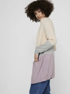Only Pullover & Sweatshirts*ONLQUEEN L/S LONG CARDIGAN KNT NOOS hellrosa1