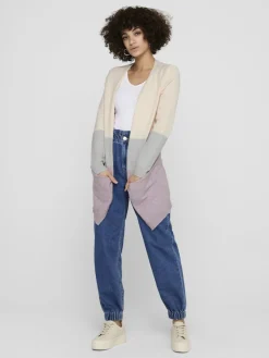 Only Pullover & Sweatshirts*ONLQUEEN L/S LONG CARDIGAN KNT NOOS hellrosa1