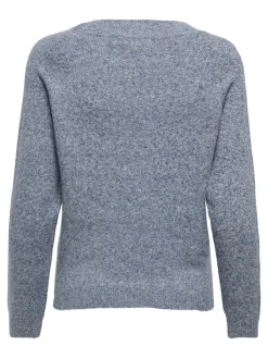 Only Pullover & Sweatshirts*ONLRICA LIFE L/S PULLOVER KNT NOOS Moonlit Ocean