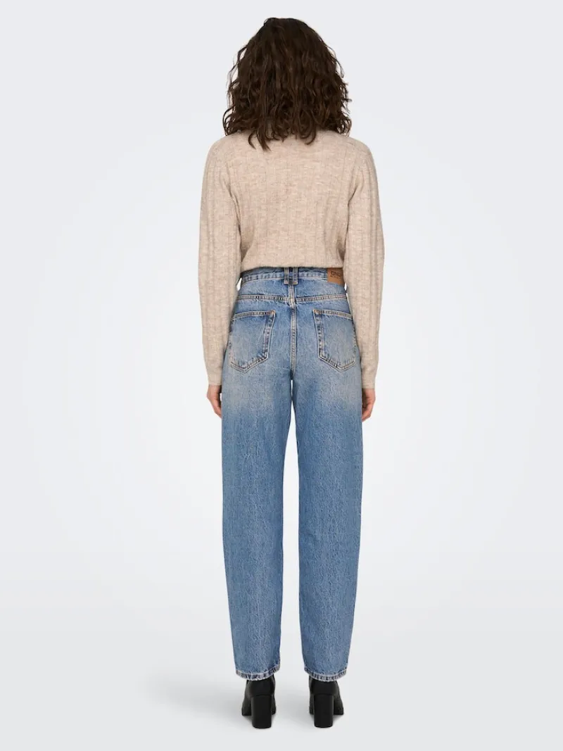 Only Jeans*ONLROBYN MW STR LO AK DNM DOT536 NOOS Medium Blue Denim