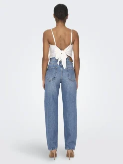 Only Jeans*ONLROBYN MW STR LO AK DNM DOT536 NOOS Medium Blue Denim