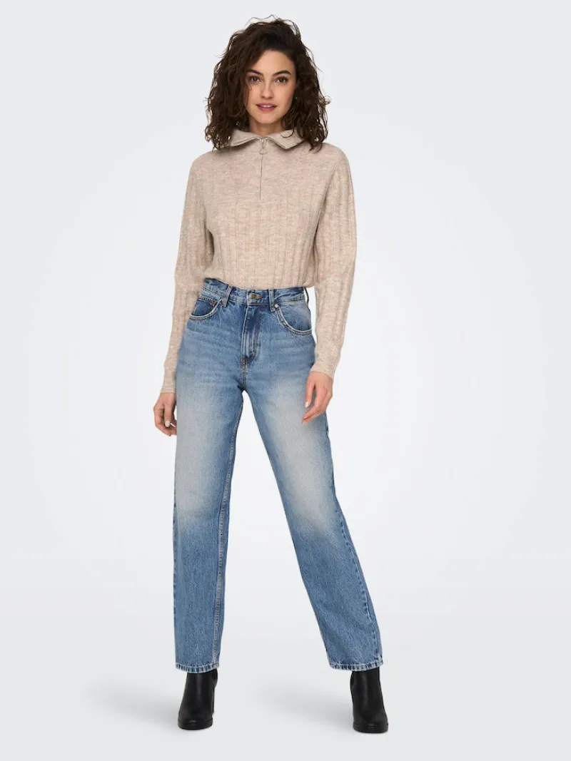 Only Jeans*ONLROBYN MW STR LO AK DNM DOT536 NOOS Medium Blue Denim