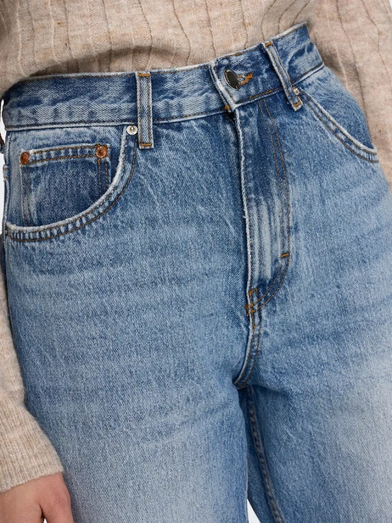 Only Jeans*ONLROBYN MW STR LO AK DNM DOT536 NOOS Medium Blue Denim