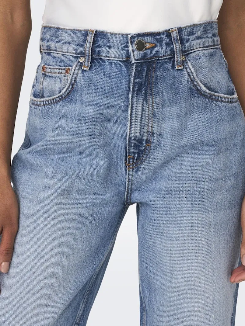 Only Jeans*ONLROBYN MW STR LO AK DNM DOT536 NOOS Medium Blue Denim