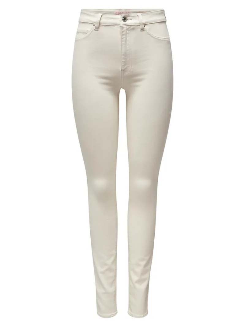 Only Jeans*ONLROSE HW SKINNY DNM GUA019 NOOS ecru