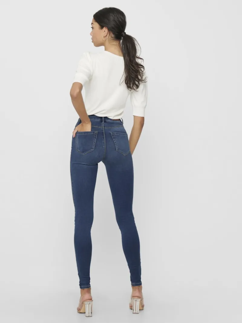 Only Jeans*ONLROYAL HW SKINNY BJ13964 NOOS Dark Blue Denim