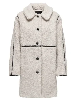 Only Jacken*ONLRUBI SHEARLING COAT CS OTW pumice stone