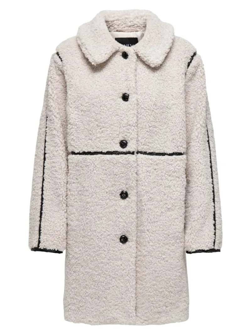 Only Jacken*ONLRUBI SHEARLING COAT CS OTW pumice stone