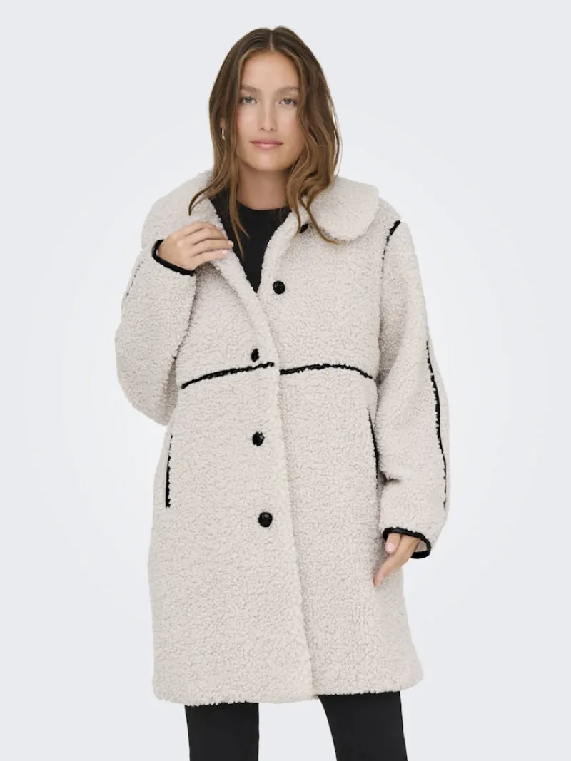 Only Jacken*ONLRUBI SHEARLING COAT CS OTW pumice stone