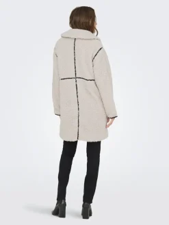 Only Jacken*ONLRUBI SHEARLING COAT CS OTW pumice stone