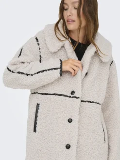 Only Jacken*ONLRUBI SHEARLING COAT CS OTW pumice stone