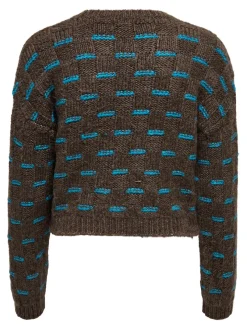 Only Pullover & Sweatshirts*ONLRUBY L/S STRUCTURE PULLOVER BF KNT Hot Fudge