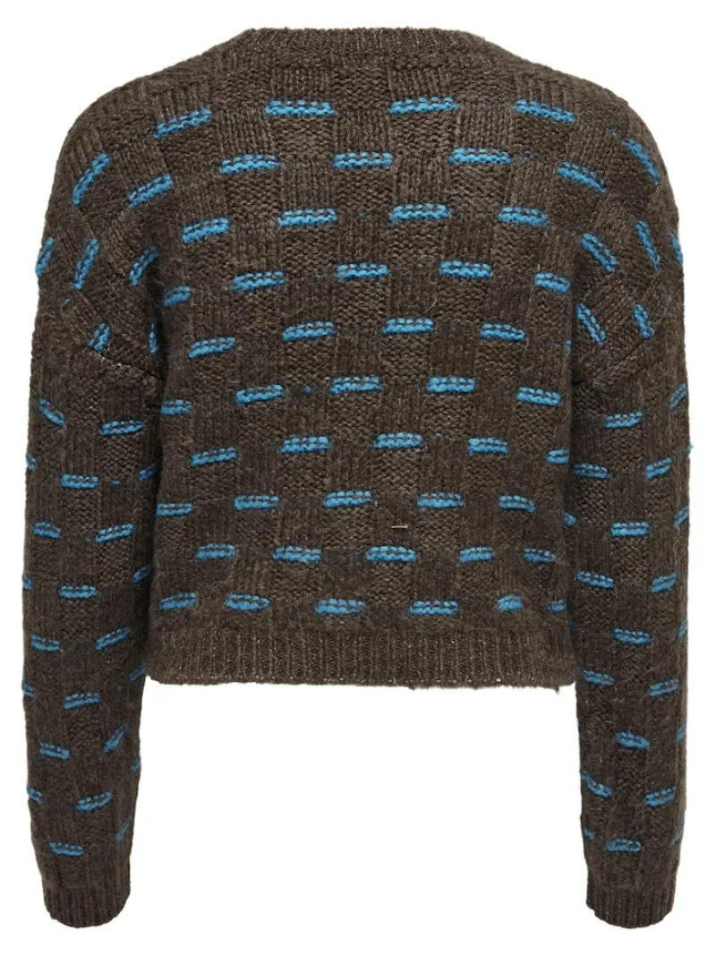 Only Pullover & Sweatshirts*ONLRUBY L/S STRUCTURE PULLOVER BF KNT Hot Fudge