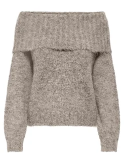 Only Pullover & Sweatshirts*ONLSHINE LS OFF SHOULDER CC KNT string
