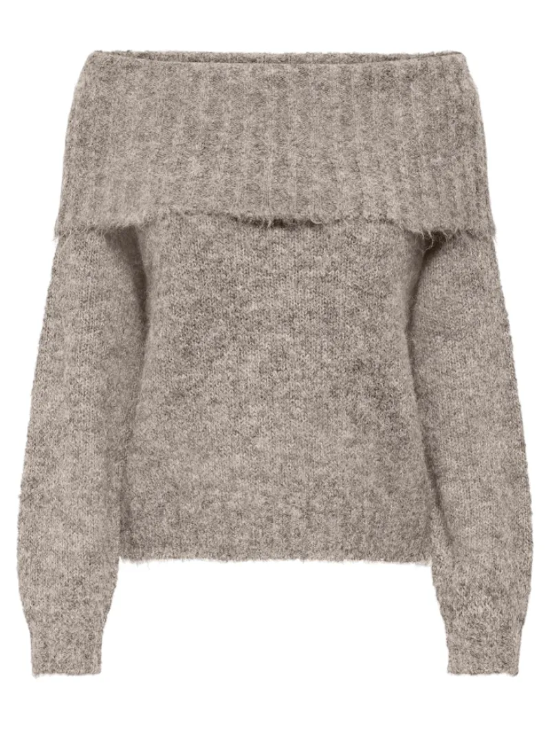 Only Pullover & Sweatshirts*ONLSHINE LS OFF SHOULDER CC KNT string