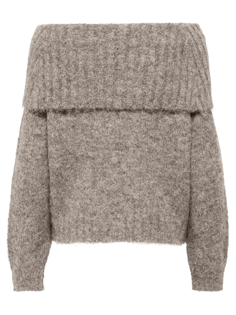 Only Pullover & Sweatshirts*ONLSHINE LS OFF SHOULDER CC KNT string