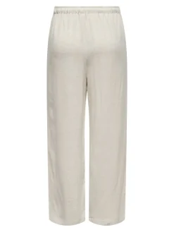 Only Hosen*ONLSIESTA MW PULL-UP LINEN BL PNT NOOS moonbeam