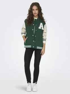 Only Jacken*ONLSILJA LIFE BOMBER JACKET CC OTW green jacket