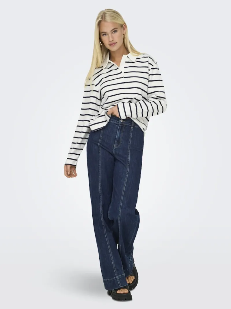 Only Shirts*ONLSIRA L/S POLO JRS Night Sky