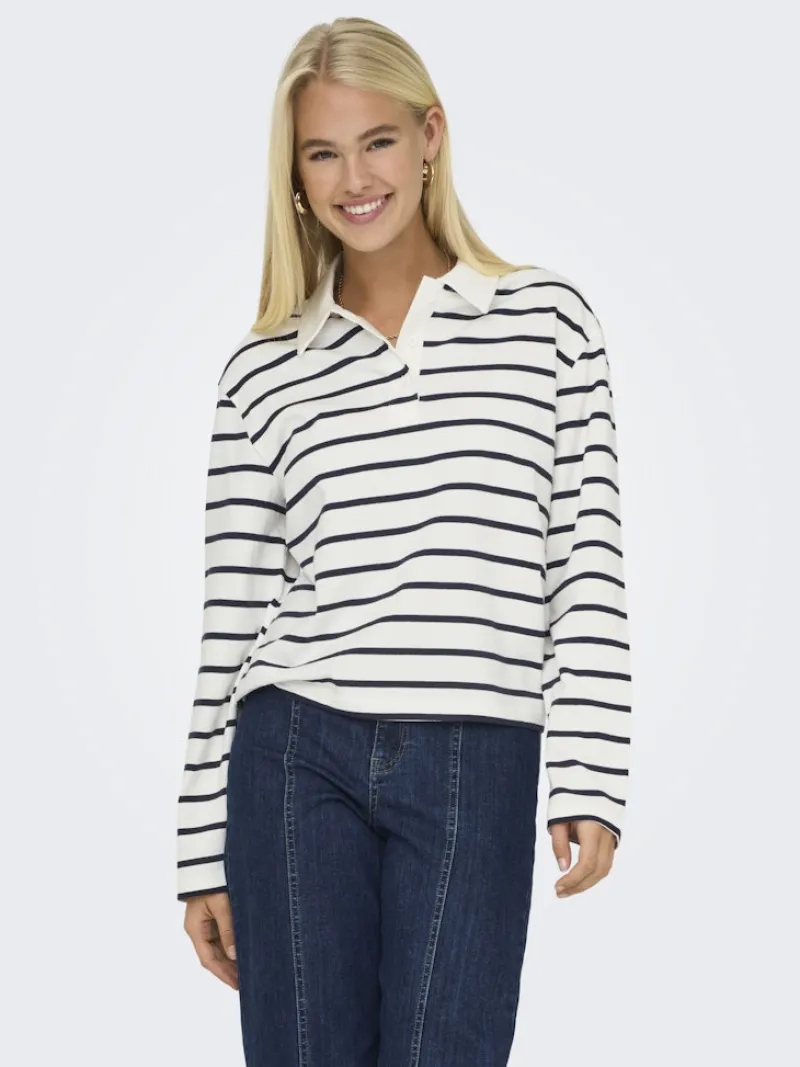 Only Shirts*ONLSIRA L/S POLO JRS Night Sky