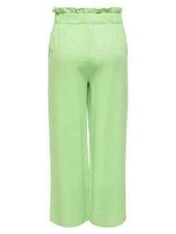 Only Hosen*ONLSOLVI HW LINEN BL CULOTTE PNT Summer Green