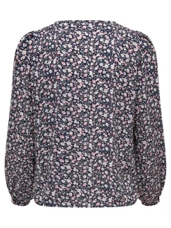 Only Blusen*ONLSONJA LIFE L/S BUTTON TOP PTM night sky2