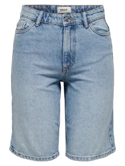 Only Shorts*ONLSONNY HW WIDE DNM SHORTS NOOS Light Blue Denim