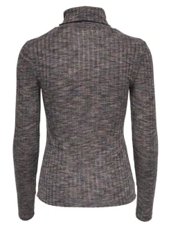 Only Shirts*ONLSTINNE L/S ROLLNECK TOP JRS India Ink-Space dye