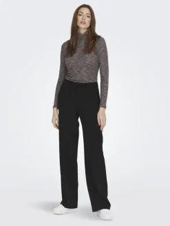 Only Shirts*ONLSTINNE L/S ROLLNECK TOP JRS India Ink-Space dye