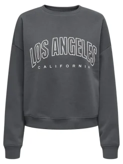 Only Pullover & Sweatshirts*ONLSWEAT LIFE L/S CREW O.SIZE STATE NOOS ombre blue