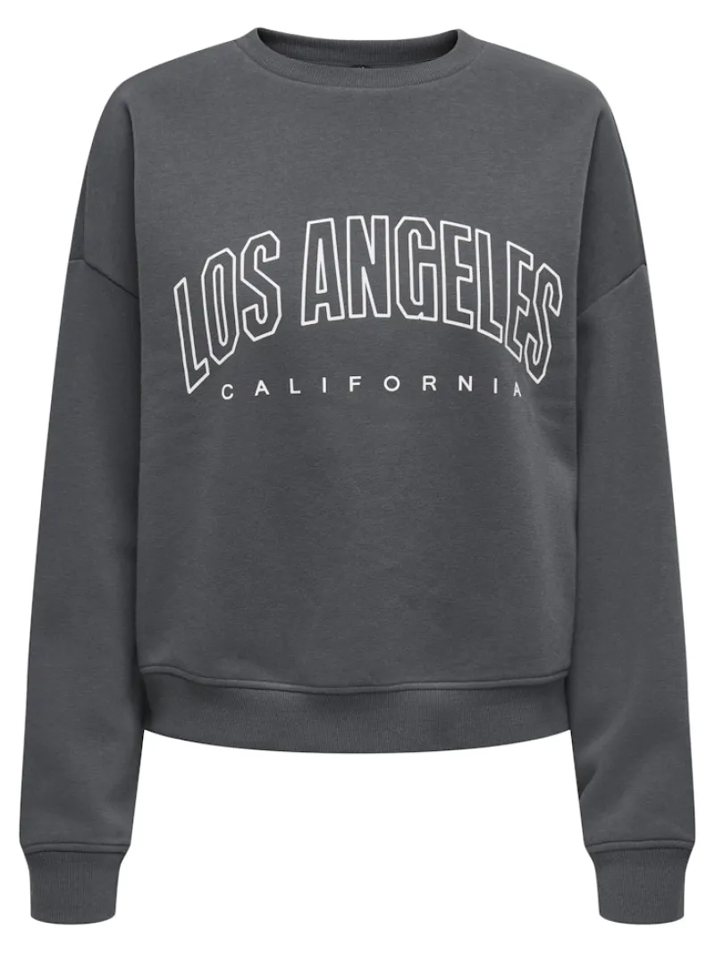 Only Pullover & Sweatshirts*ONLSWEAT LIFE L/S CREW O.SIZE STATE NOOS ombre blue