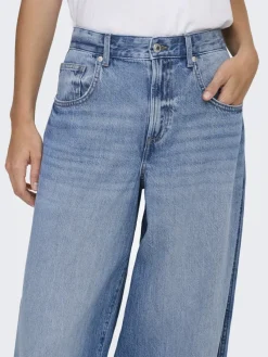 Only Jeans*ONLTAYLOR HW BARREL DNM PIM678 NOOS Medium Blue Denim