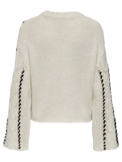 Only Pullover & Sweatshirts*ONLTESSA LS CABEL STITCH O-NECK CC KNT birch