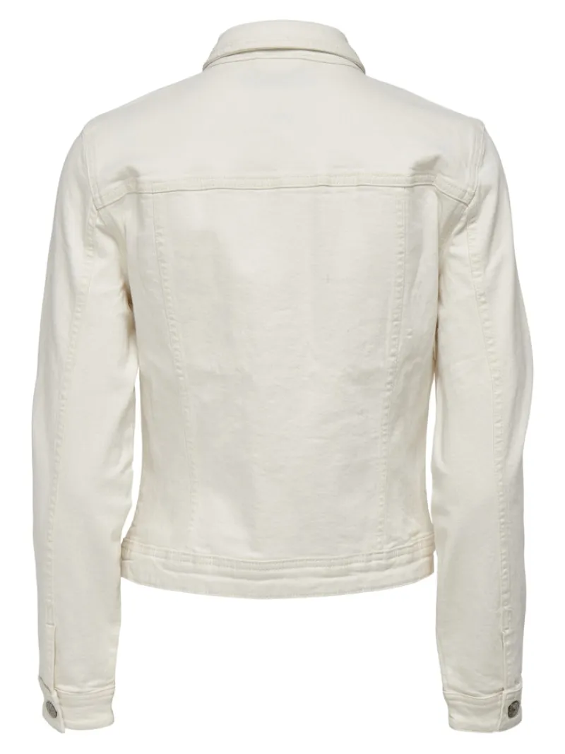 Only Jacken*ONLTIA DNM JACKET COL PIM ecru