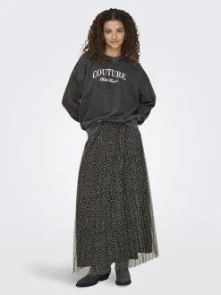 Only Pullover & Sweatshirts*ONLTUSINDA L/S O-NECK CC UB SWT Black