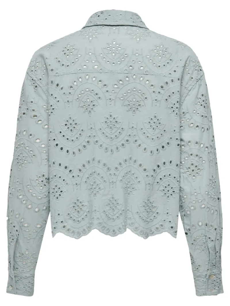 Only Blusen*ONLVALAIS L/S SHIRT WVN NOOS abyss