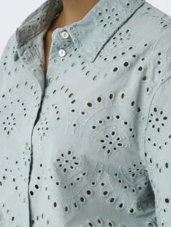 Only Blusen*ONLVALAIS L/S SHIRT WVN NOOS abyss