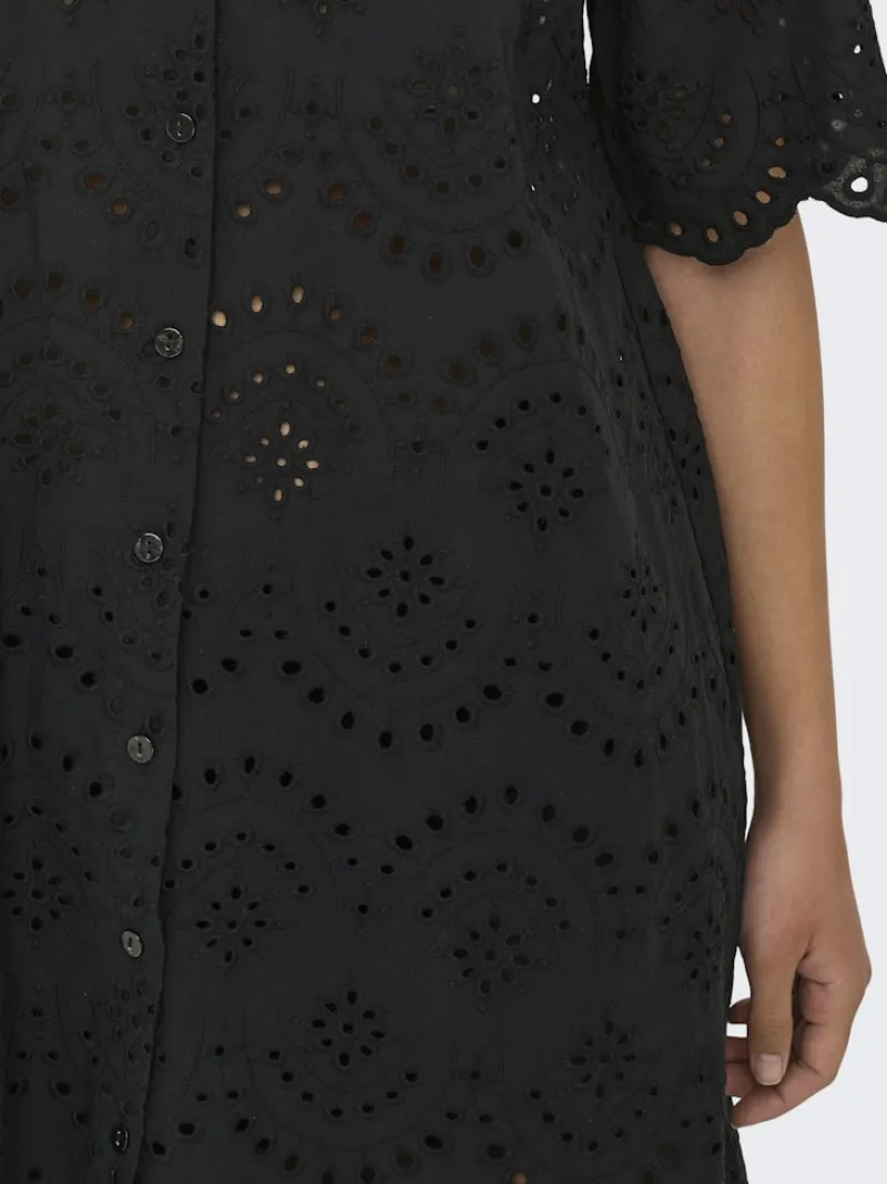 Only Kleider*ONLVALAIS S/S DRESS WVN NOOS Black