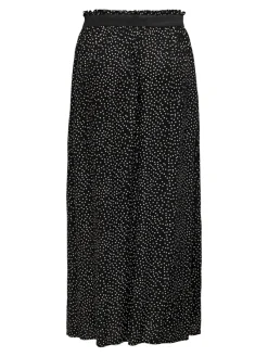 Only Röcke*ONLVENEDIG AOP LIFE LONG SKIRT WVN NOOS Black