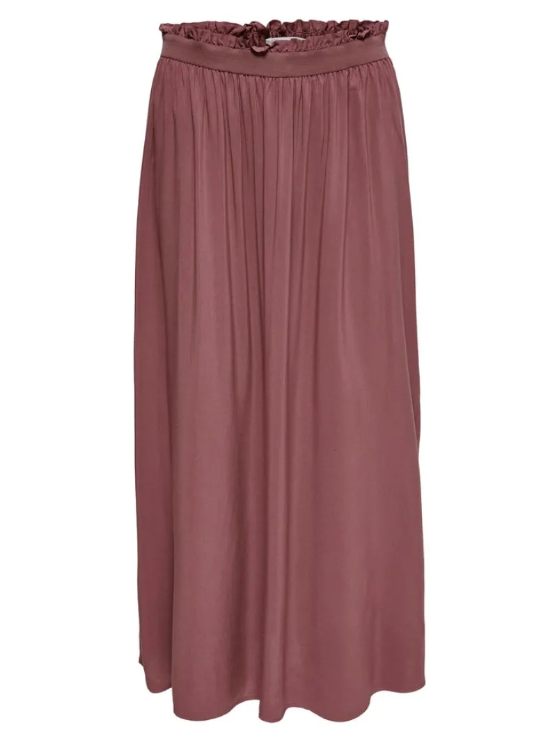 Only Röcke*ONLVENEDIG LIFE LONG SKIRT WVN NOOS rose brown