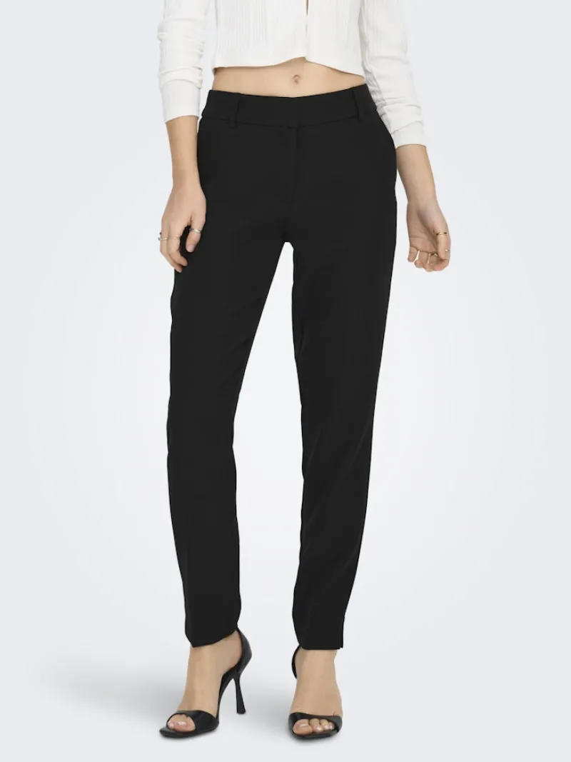 Only Hosen*ONLVERONICA-ELLY LIFE HW PANT TLR NOOS Black