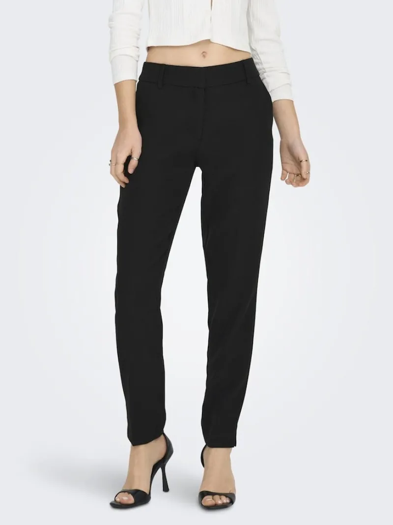 Only Hosen*ONLVERONICA-ELLY LIFE HW PANT TLR NOOS Black