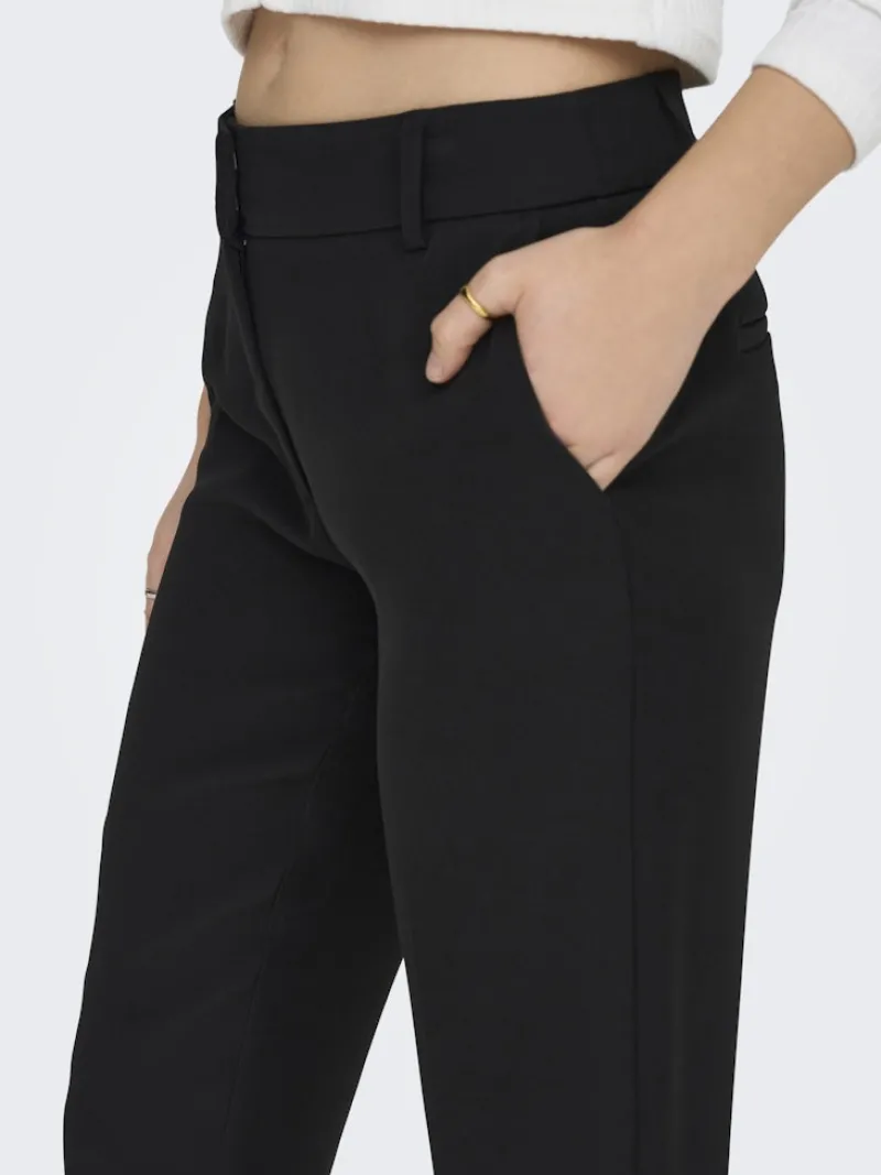 Only Hosen*ONLVERONICA-ELLY LIFE HW PANT TLR NOOS Black